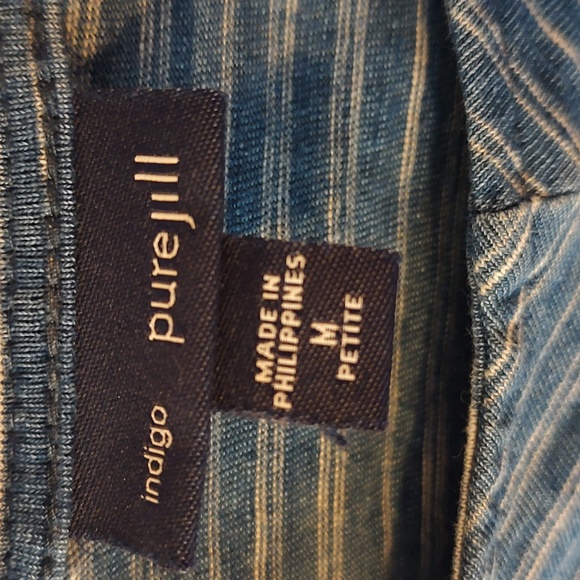 Pure Jill Indigo Top - Picture 4 of 7
